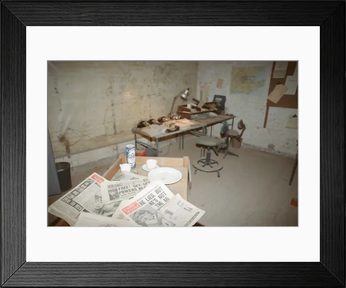 Framed Print : Hellfire Corner, Dover Castle, Kent, England. Daily Mirror newspapers Framed Print : Hellfire Corner, Dover Castle, Kent, England. Daily Mirror newspapers