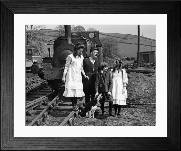 Framed Print : The cameras rolled, the scene was set and the action began when along came Shep Framed Print : The cameras rolled, the scene was set and the action began when along came Shep