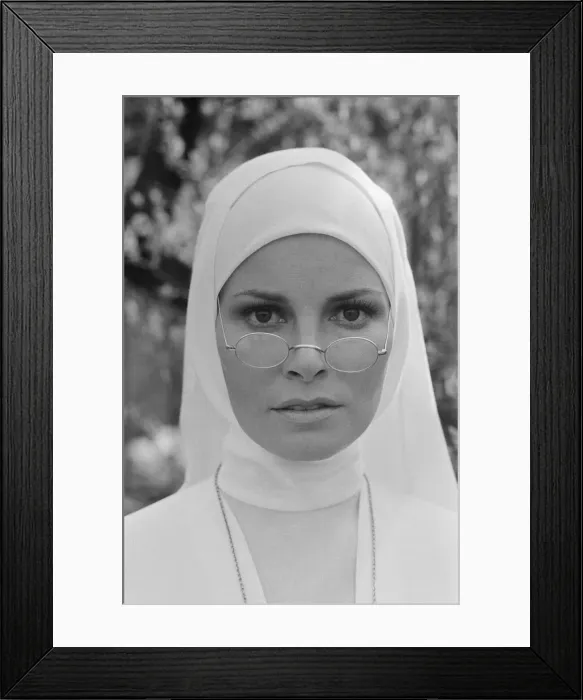 Framed Print : Raquel Welch pictured on set, in Hungary filming her new movie Bluebeard Framed Print : Raquel Welch pictured on set, in Hungary filming her new movie Bluebeard