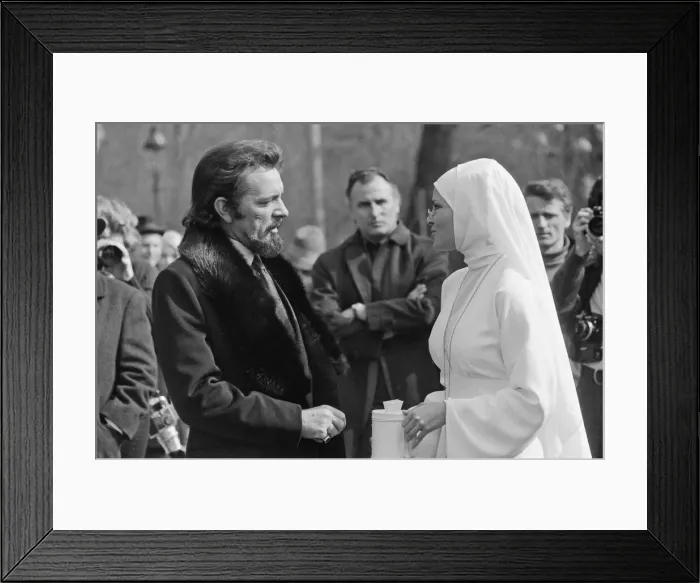 Framed Print : Raquel Welch pictured on set, in Hungary filming her new movie Bluebeard Framed Print : Raquel Welch pictured on set, in Hungary filming her new movie Bluebeard