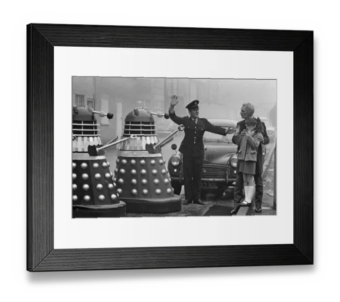 Framed Print : Filming started today at Shepperton Studios of Daleks Invade Earth Framed Print : Filming started today at Shepperton Studios of Daleks Invade Earth