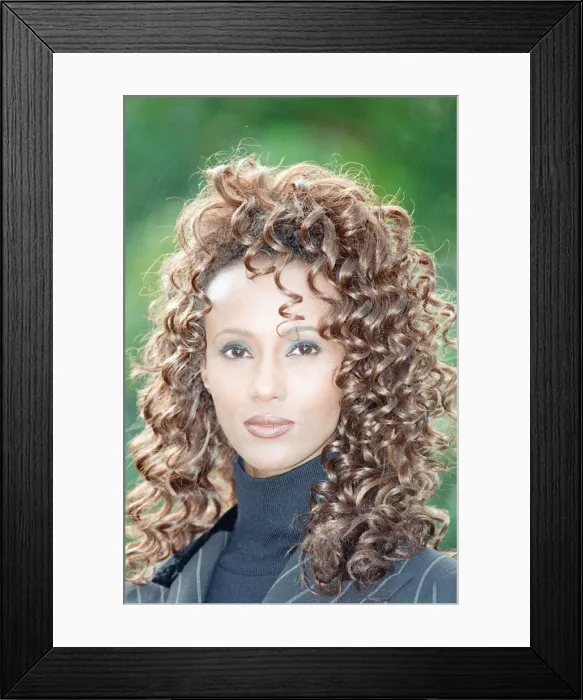 Framed Print : Iman, international model and actress in London to promote BBC2 special documentary Framed Print : Iman, international model and actress in London to promote BBC2 special documentary