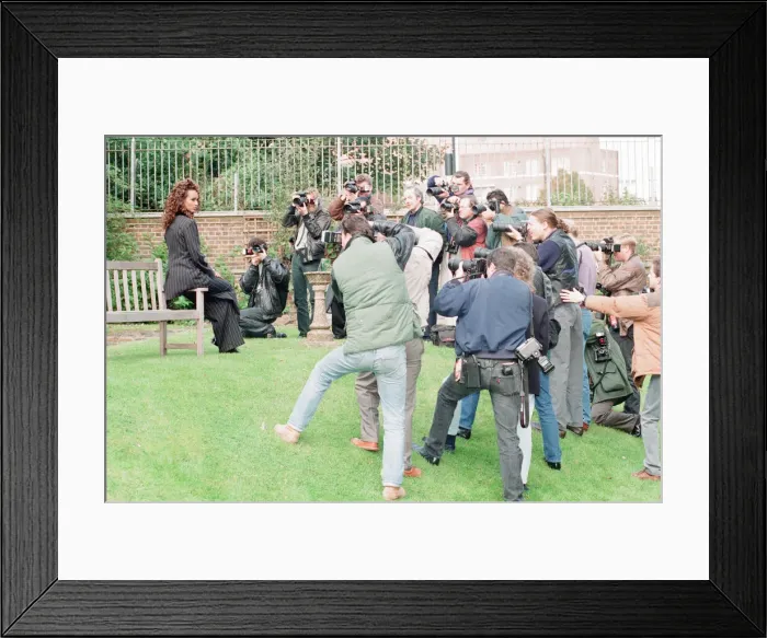 Framed Print : Iman, international model and actress in London to promote BBC2 special documentary Framed Print : Iman, international model and actress in London to promote BBC2 special documentary