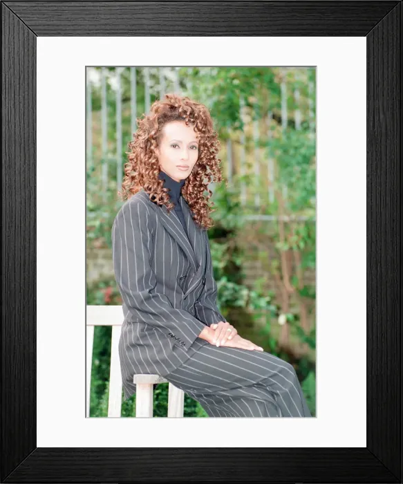 Framed Print : Iman, international model and actress in London to promote BBC2 special documentary Framed Print : Iman, international model and actress in London to promote BBC2 special documentary