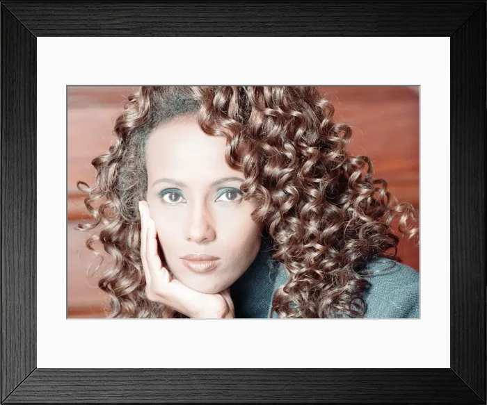 Framed Print : Iman, international model and actress in London to promote BBC2 special documentary Framed Print : Iman, international model and actress in London to promote BBC2 special documentary