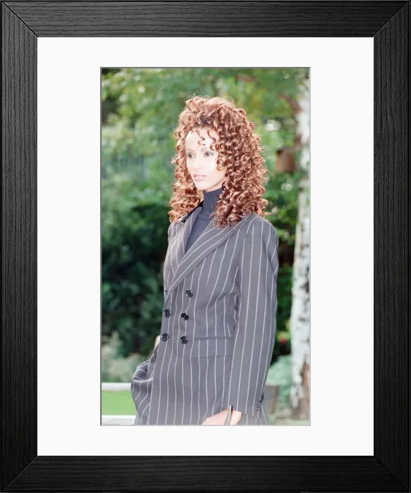Framed Print : Iman, international model and actress in London to promote BBC2 special documentary Framed Print : Iman, international model and actress in London to promote BBC2 special documentary