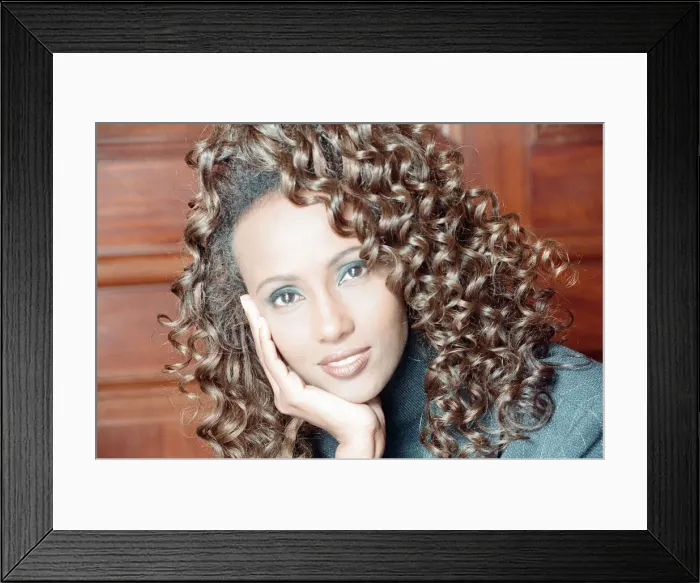 Framed Print : Iman, international model and actress in London to promote BBC2 special documentary Framed Print : Iman, international model and actress in London to promote BBC2 special documentary