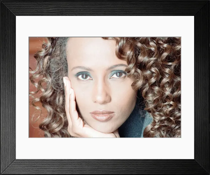 Framed Print : Iman, international model and actress in London to promote BBC2 special documentary Framed Print : Iman, international model and actress in London to promote BBC2 special documentary