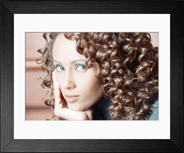 Framed Print : Iman, international model and actress in London to promote BBC2 special documentary Framed Print : Iman, international model and actress in London to promote BBC2 special documentary