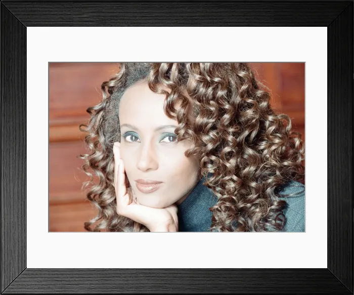 Framed Print : Iman, international model and actress in London to promote BBC2 special documentary Framed Print : Iman, international model and actress in London to promote BBC2 special documentary