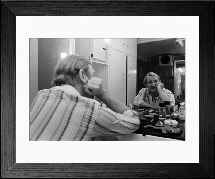 Framed Print : A sad looking Leslie Phillips, pictured after having his house stripped of thousands of Framed Print : A sad looking Leslie Phillips, pictured after having his house stripped of thousands of