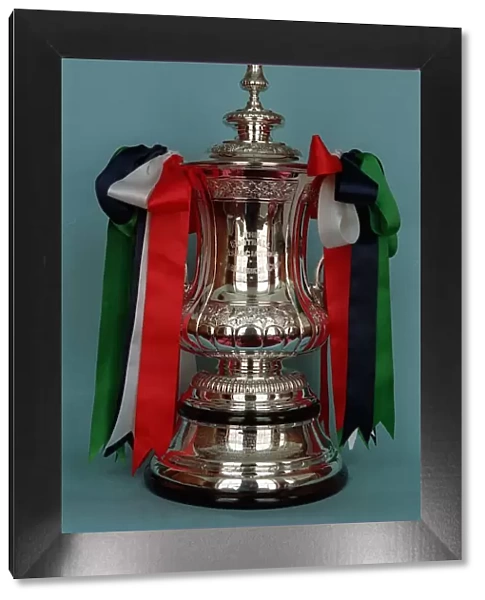 FA cup trohy with ribbons 1992 FA Cup trophy which was the third cup to be used