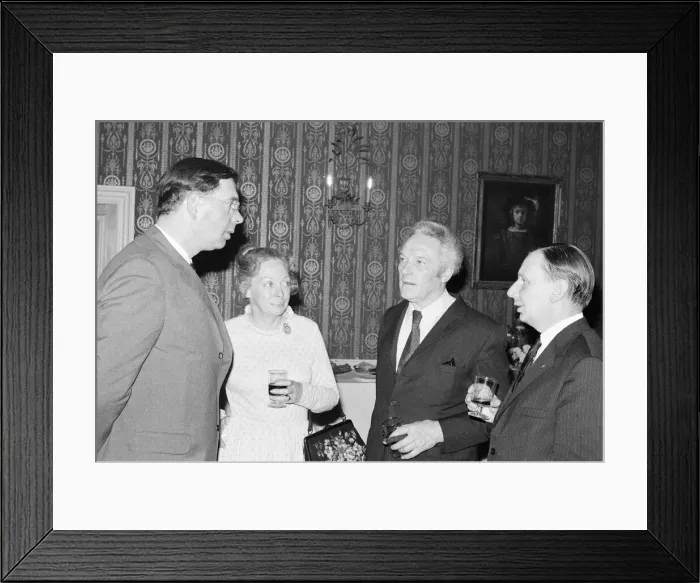Framed Print : Men of the Royal National Lifeboat Institution, informal supper at the Rubens Hotel Framed Print : Men of the Royal National Lifeboat Institution, informal supper at the Rubens Hotel