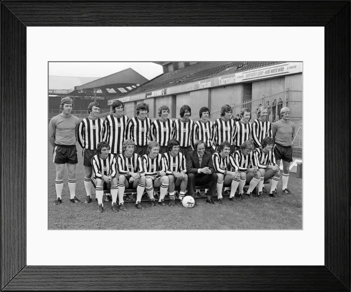 Framed Print : Newcastle United Football Club. 22nd July 1975 Framed Print : Newcastle United Football Club. 22nd July 1975