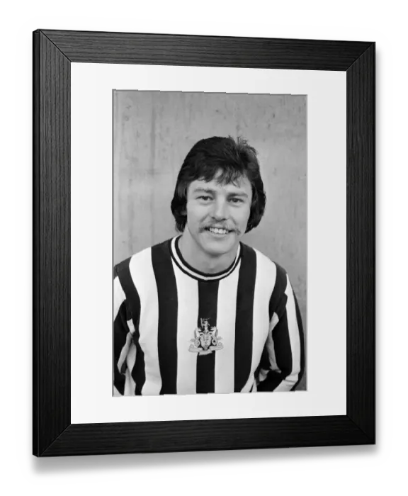 Framed Print : Newcastle United Football Club, Stewart Barrowclough. 22nd July 1975 Framed Print : Newcastle United Football Club, Stewart Barrowclough. 22nd July 1975