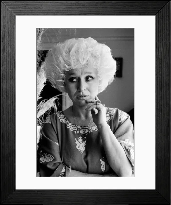 Framed Print : Actress Barbara Windsor. 22nd April 1978 Framed Print : Actress Barbara Windsor. 22nd April 1978