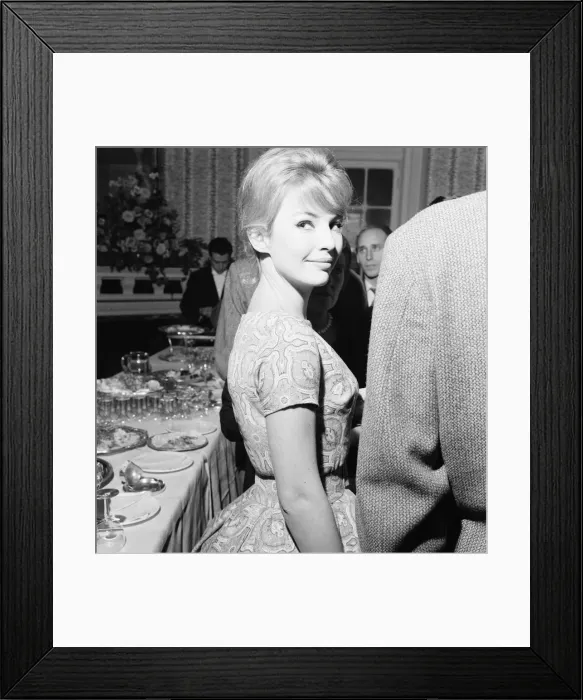Framed Print : Annette Stroyberg, danish actress, in London, Sunday 14th December 1958 Framed Print : Annette Stroyberg, danish actress, in London, Sunday 14th December 1958