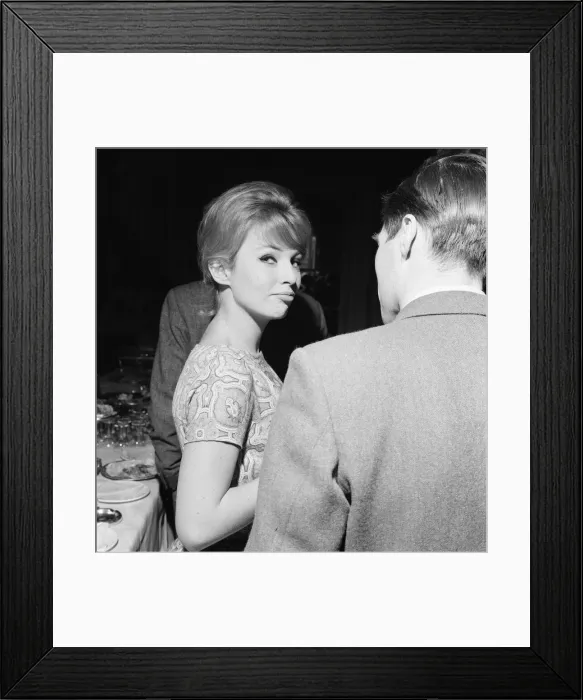 Framed Print : Annette Stroyberg, danish actress, in London, Sunday 14th December 1958 Framed Print : Annette Stroyberg, danish actress, in London, Sunday 14th December 1958