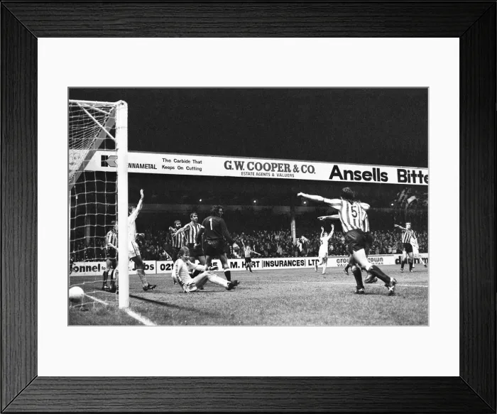 Framed Print : Aston Villa 2-0 Athletic Bilbao, UEFA Cup, 3rd round, 1st leg, Villa Park