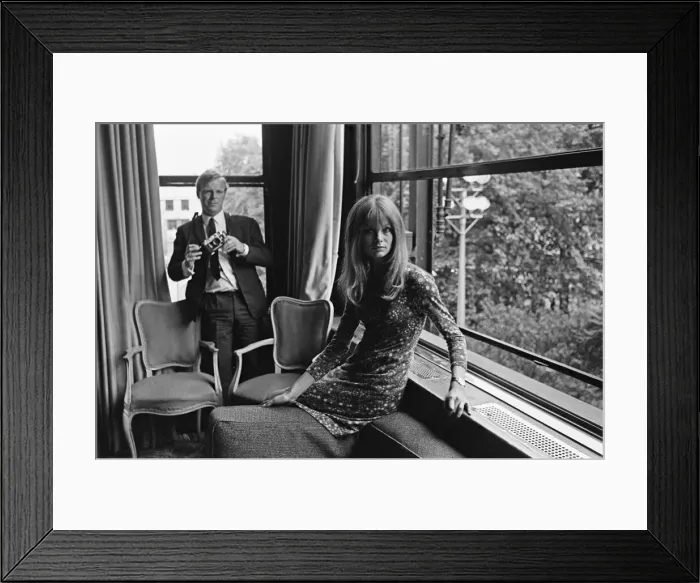 Framed Print : Jean Shrimpton, model and actor, pictured during the press announcement of Framed Print : Jean Shrimpton, model and actor, pictured during the press announcement of