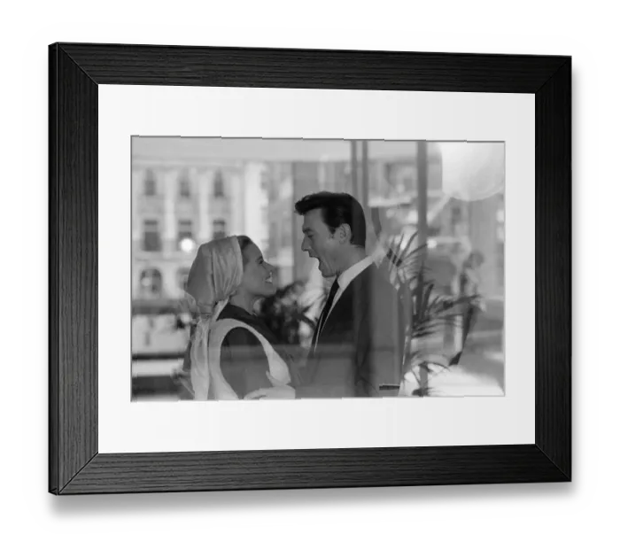 Framed Print : Life at the Top, 1965 film, on location filming around The Economist building in St James Framed Print : Life at the Top, 1965 film, on location filming around The Economist building in St James