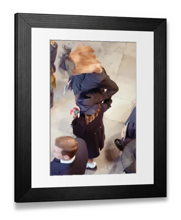 Framed Print : The funeral of Diana, Princess of Wales at Westminster Abbey, London