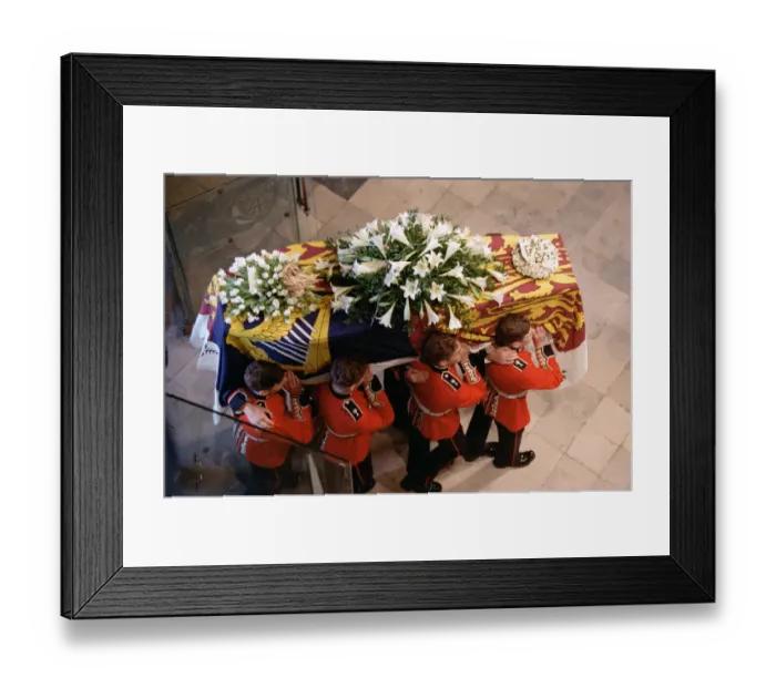 Framed Print : The funeral of Diana, Princess of Wales at Westminster Abbey, London. 6th September 1997