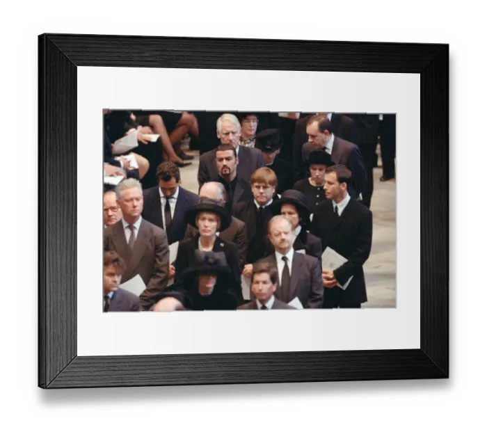 Framed Print : The funeral of Diana, Princess of Wales at Westminster Abbey, London Framed Print : The funeral of Diana, Princess of Wales at Westminster Abbey, London