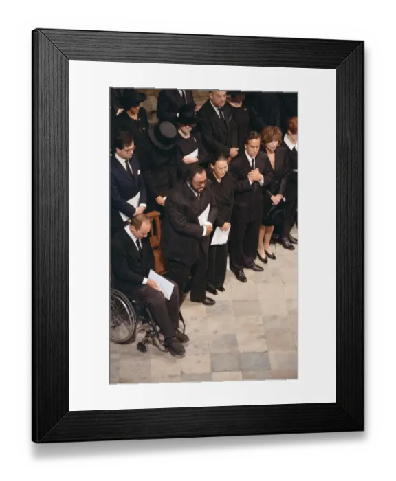 Framed Print : The funeral of Diana, Princess of Wales at Westminster Abbey, London