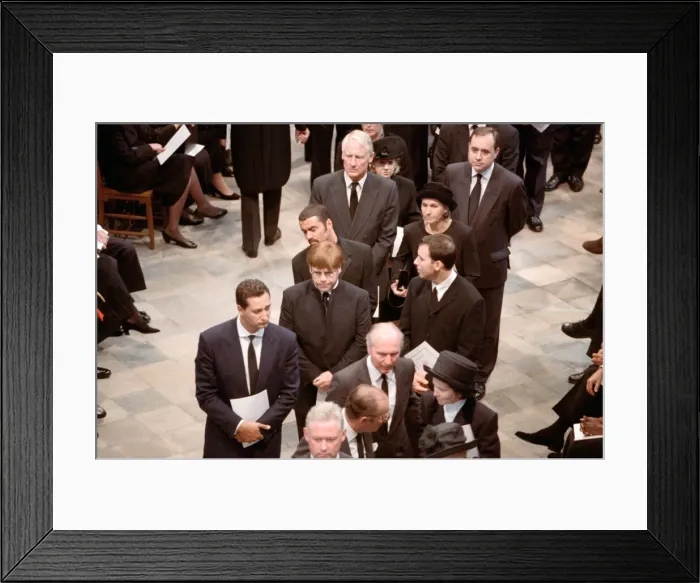 Framed Print : The funeral of Diana, Princess of Wales at Westminster Abbey, London