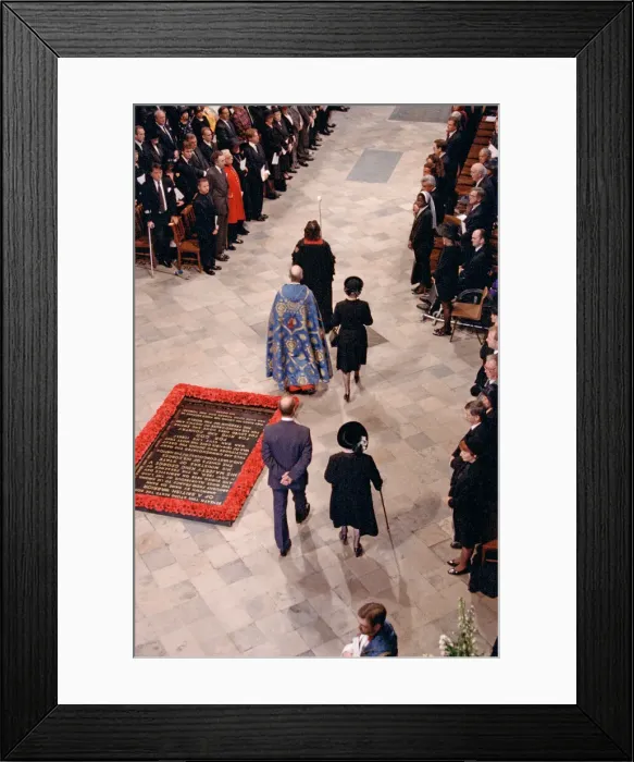 Framed Print : The funeral of Diana, Princess of Wales at Westminster Abbey, London