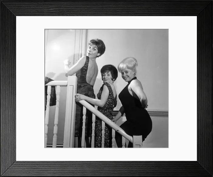 Framed Print : Rehearsals of The Rag Trade'at St Marys Hall, Crawford Street, London Framed Print : Rehearsals of The Rag Trade'at St Marys Hall, Crawford Street, London