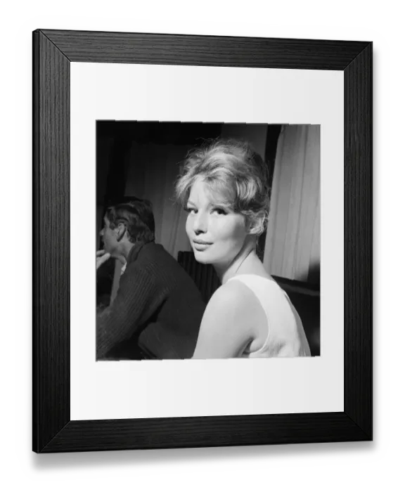 Framed Print : Cannes Film Festival 1958. Our picture shows Framed Print : Cannes Film Festival 1958. Our picture shows