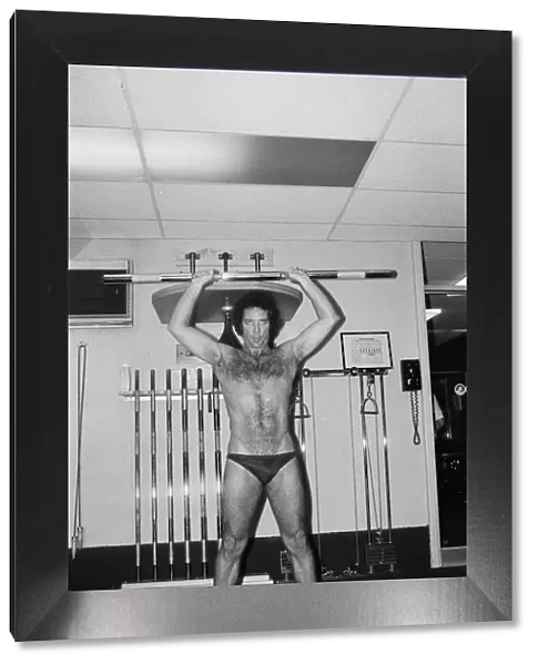 Tom Jones keeping fit. 2nd June 1980