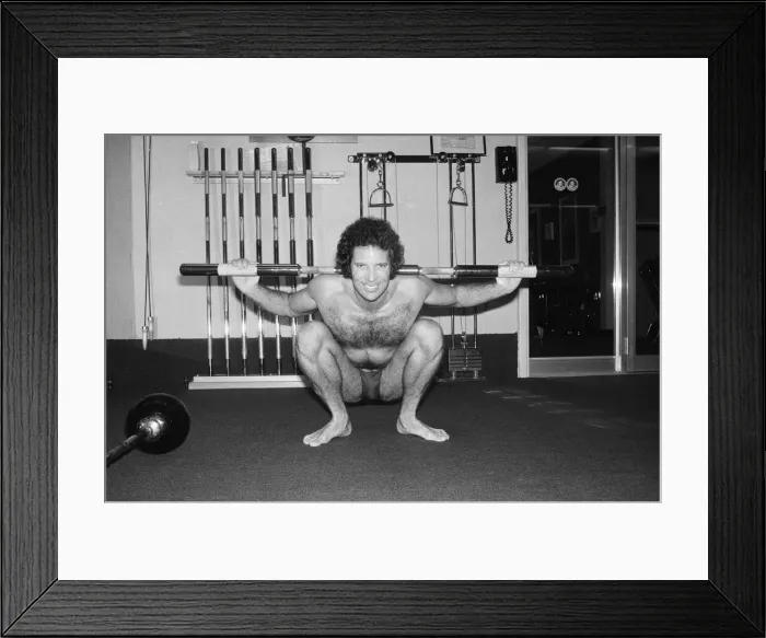 Framed Print : Tom Jones keeping fit. 2nd June 1980 Framed Print : Tom Jones keeping fit. 2nd June 1980