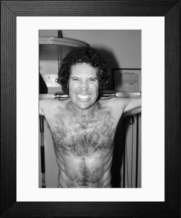 Framed Print : Tom Jones keeping fit. 2nd June 1980 Framed Print : Tom Jones keeping fit. 2nd June 1980