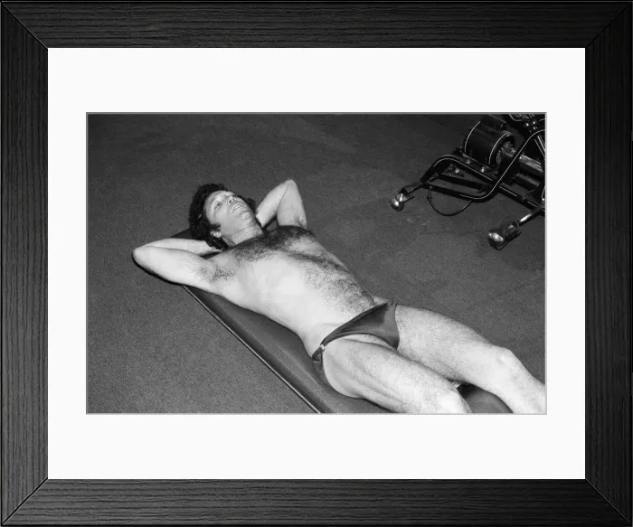 Framed Print : Tom Jones keeping fit. 2nd June 1980 Framed Print : Tom Jones keeping fit. 2nd June 1980
