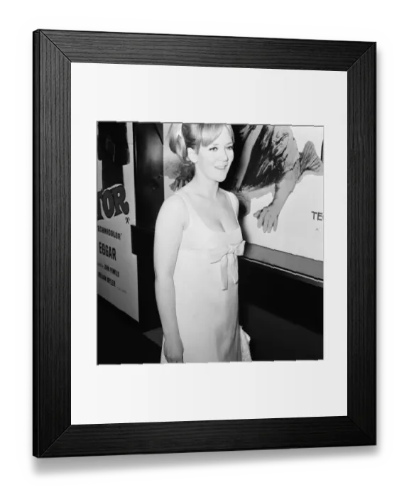 Framed Print : The Collector, 1965 film premiere at the Columbia Theatre, London Framed Print : The Collector, 1965 film premiere at the Columbia Theatre, London