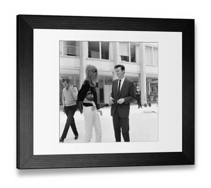 Framed Print : Life at the Top, 1965 film, on location filming around The Economist building in St James