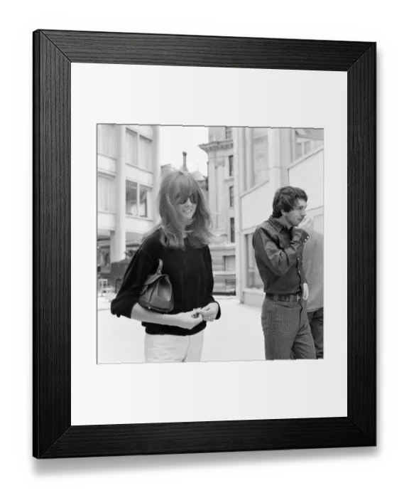 Framed Print : Life at the Top, 1965 film, on location filming around The Economist building in St James Framed Print : Life at the Top, 1965 film, on location filming around The Economist building in St James