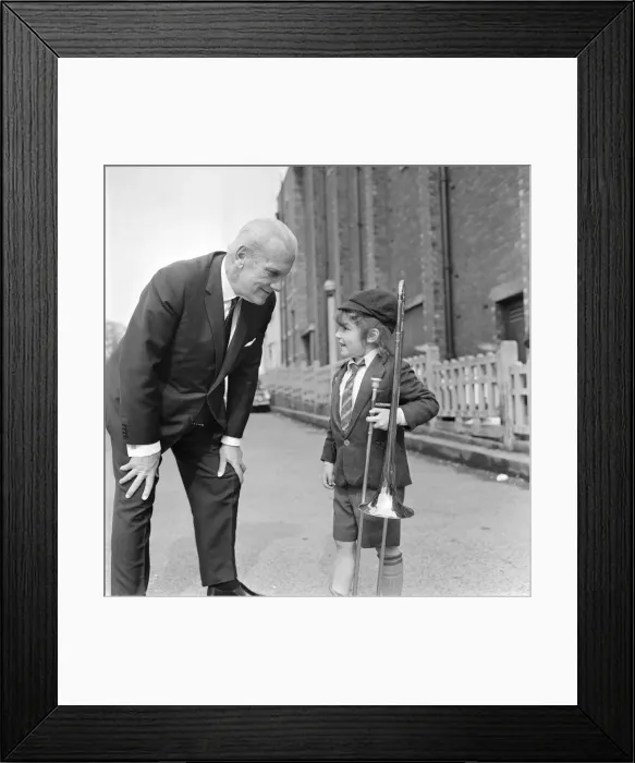 Framed Print : Carroll Levis, (58) the Canadian Talent Spotter and Star Maker pictured here Framed Print : Carroll Levis, (58) the Canadian Talent Spotter and Star Maker pictured here