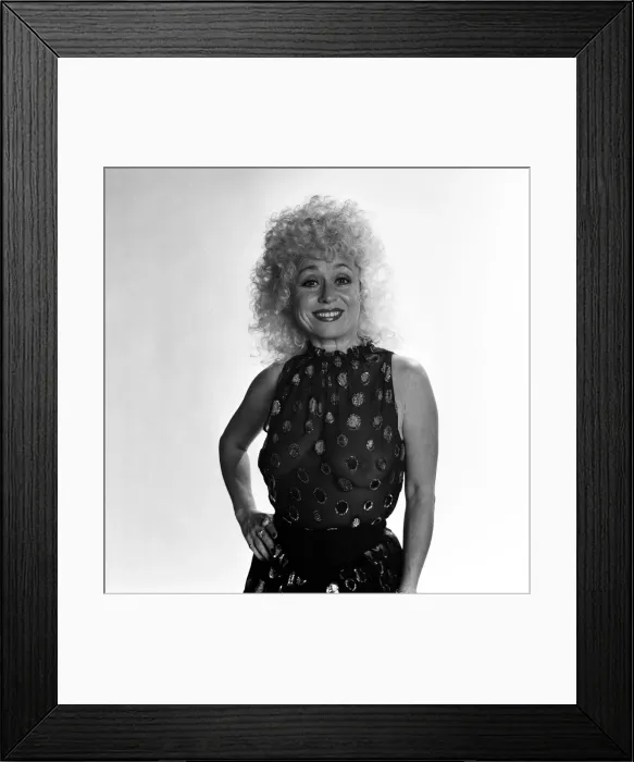 Framed Print : Actress Barbara Windsor. 17th November 1983 Framed Print : Actress Barbara Windsor. 17th November 1983