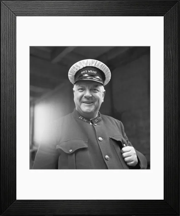 Framed Print : I like to eat and to drink, said Mr George Burgin 57 a gate keeper at Simons Wharf Framed Print : I like to eat and to drink, said Mr George Burgin 57 a gate keeper at Simons Wharf