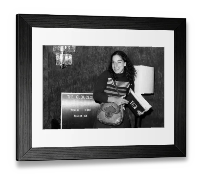 Framed Print : Tennis player Julie Heldman pictured at the Womens Tennis Association meeting held
