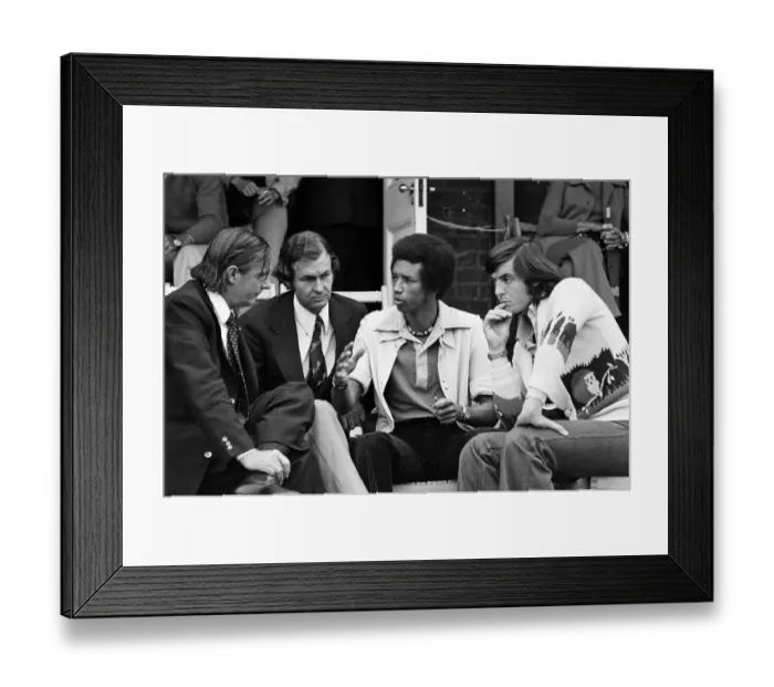 Framed Print : Top players at the Queens Club Tournament at Queens Club, Kensington