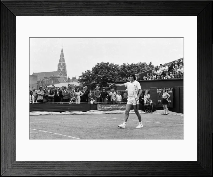 Framed Print : Top players at the Queens Club Tournament at Queens Club, Kensington Framed Print : Top players at the Queens Club Tournament at Queens Club, Kensington