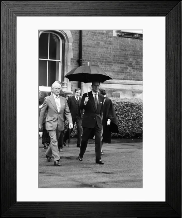 Framed Print : Prince Philip, Duke of Edinburgh visits Malvern Girls College. 4th May 1978 Framed Print : Prince Philip, Duke of Edinburgh visits Malvern Girls College. 4th May 1978