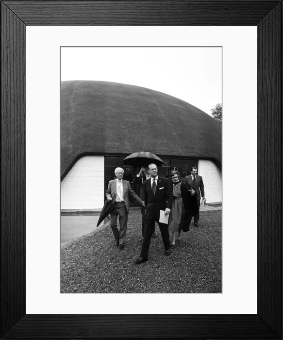 Framed Print : Prince Philip, Duke of Edinburgh visits Malvern Girls College. 4th May 1978 Framed Print : Prince Philip, Duke of Edinburgh visits Malvern Girls College. 4th May 1978