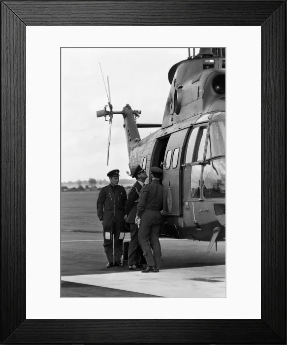 Framed Print : Prince Philip, Duke of Edinburgh, on a visit to RAF Tern Hill, Shropshire Framed Print : Prince Philip, Duke of Edinburgh, on a visit to RAF Tern Hill, Shropshire