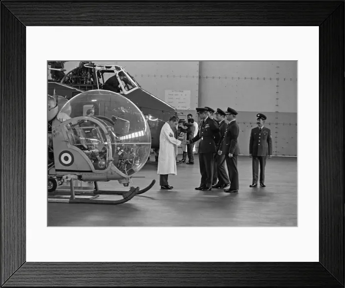 Framed Print : Prince Philip, Duke of Edinburgh, on a visit to RAF Tern Hill, Shropshire. 30th May 1972 Framed Print : Prince Philip, Duke of Edinburgh, on a visit to RAF Tern Hill, Shropshire. 30th May 1972